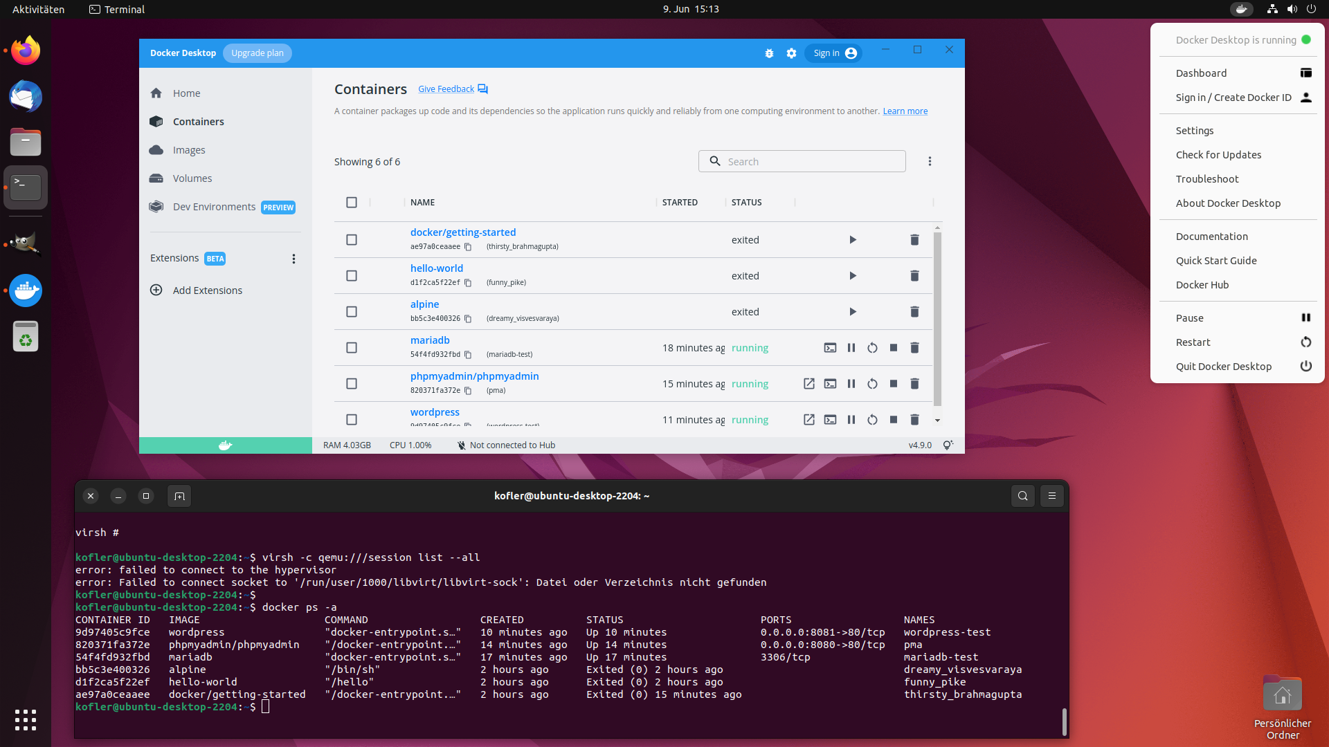 Docker Desktop F r Linux Kofler info